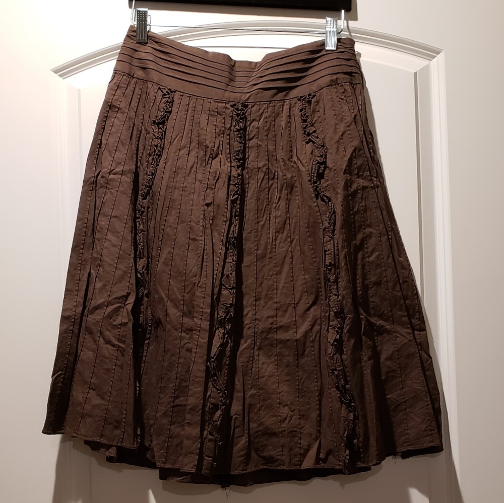 INC Brown skirt